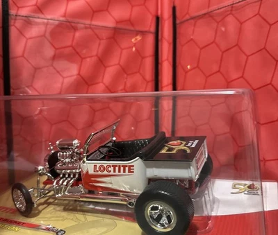 32 FORD T- BUCKET LOCTITE 50th ANNIVERSARY STREET ROD JOHNNY LIGHTNING 1:18  - Image 1 of 4