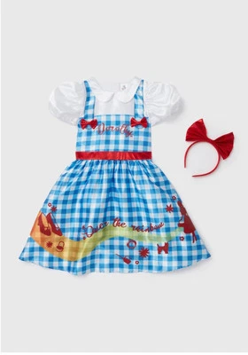 Dorothy Wizard Of Oz  Fancy Costume. Age 4-5 Years. World Book Day - Image 1 of 4