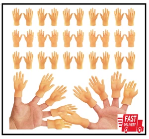 30 Pack Tiny Finger Hands,Flat Hand Style Mini Hand Puppet,Little Tiny Hand for - Picture 1 of 2