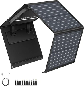Tragbares Solarpanel Ladegerät 40W Faltbares Solarpanel für Tragbare Powerstation - Bild 1 von 12