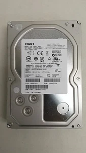 Lot of 2 HGST EMC HUS723030ALS640 3 TB 3.5" SAS 2 Enterprise Hard Drive - Picture 1 of 3