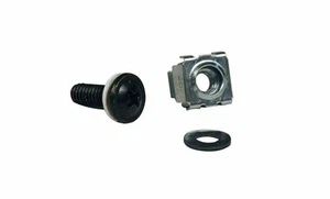 Tripp Lite M6 Nut & Bolt IT Racks Server 50pc Screw Set SRCAGENUTS AC8A2C - Picture 1 of 1