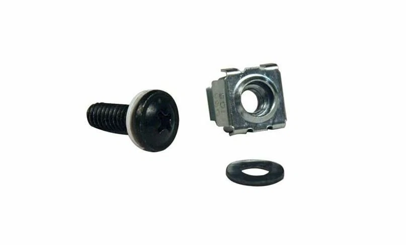 Tripp Lite M6 Nut & Bolt IT Racks Server 50pc Screw Set SRCAGENUTS AC8A2C - Image 1 of 1