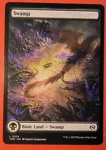 MTG, SWAMP, TDM, TARKIR DRAGONSTORM, 0274, ART /NM/ REGULAR FINISH - Picture 1 of 2