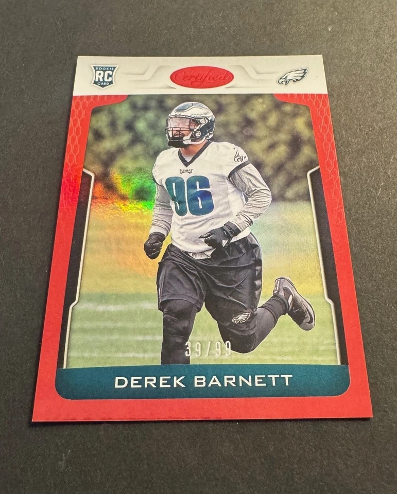 DEREK BARNETT 2017 Certified Red RC /99 - Image 1 of 1
