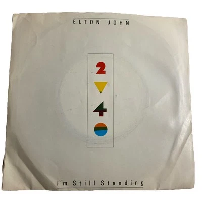 Elton John – I'm Still Standing 45 RPM 1983 Geffen Records W/ Sleeve Foto 1 de 4
