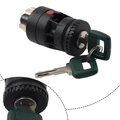 Ignition Switch W/2 Keys 15082295 11039211 11007281 ForVolvoL120A35A20 - Image 1 of 4