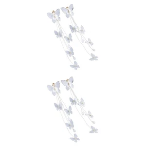  2 Pieces Clip on Ohrringe Fã¼r Mã¤dchen Ohrmanschette Nicht Pierkende - Bild 1 von 12