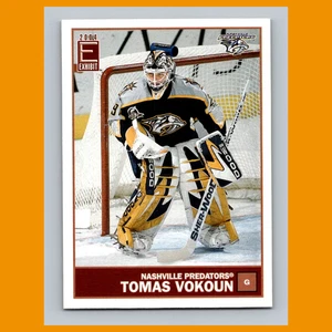 Tomas Vokoun #82 2003-04 Pacific Exhibit Yellow Backs Nashville Predators Hockey - Picture 1 of 3