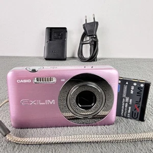 Casio Exilim EX-Z800 Peach Pink 14.1MP Digital Compact Camera Set - Bild 1 von 18