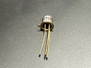 1X 2N4091 MOTOROLA N-Channel JFET Transistor 40V 1.8W TO-18 Gold Pins - Picture 1 of 3