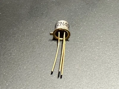 1X 2N4091 MOTOROLA N-Channel transistor JFET 40V 1.8W TO-18 pinos de ouro - Imagem 1 de 3