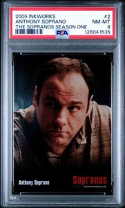 2005 Inkworks The Sopranos Series 1 ANTHONY SOPRANO #2 Rookie RC PSA 8 NM-MT - Picture 1 of 2