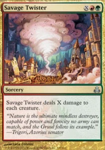 Savage Twister -Foil Medium Play MTG Guildpact - Picture 1 of 1