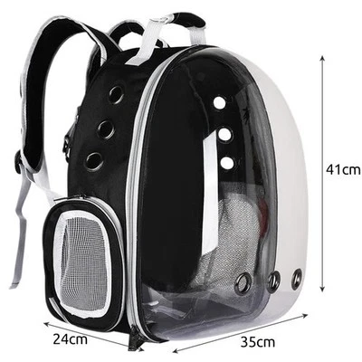Katzen Hunde Rucksack Haustier Tragetasche Transportbox Transparent Reisentasche - Bild 1 von 4