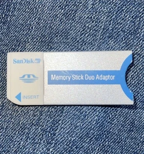 San Disk Memory Stick To Sony Memory Stick Pro Duo Card Adapter MSAC-M2 rrp £18 - Picture 1 of 1