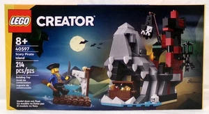 LEGO Creator 40597 Spaventosa Isola dei Pirati 2023 Set 214 Pezzi Nuovo Sigillato - Foto 1 di 6