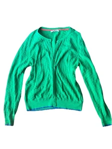 Rare Dickins and Jones Boden Emerald Checkerboard Cardigan - Picture 1 of 8