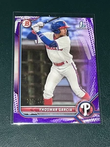 Bowman Yhoswar Garcia 2022 patrón púrpura/199 - Imagen 1 de 1