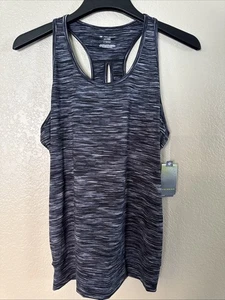 Tek Gear Women’s Activewear NWT Tank Top Size L Space Dye Quick Dry Kohl’s Gray - Picture 1 of 7
