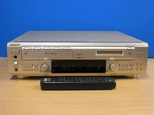 SONY MXD-D5C 5-CD Changer MiniDisc Player Combo Deck Probado - Imagen 1 de 4