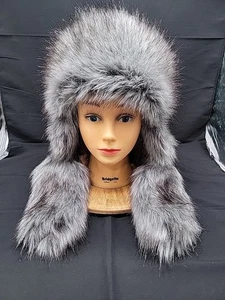 Village House Damen Wintermütze Made In Poland Kunstfell Wollmischung - Bild 1 von 9