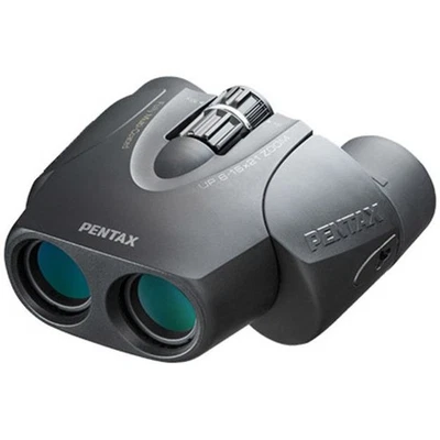 Pentax U-Series Compact Porro-Prism UP 8-16x21 Binocular, Black 61961 - Image 1 of 4