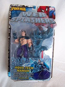 *Amazing Spiderman WEB SPLASHERS Aqua Tech Namor FIGURE - Picture 1 of 1
