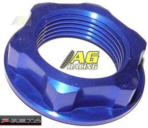 Tuerca de vástago Zeta azul Suzuki RM 125 250 04-12 RMZ 250 07-12 RMZ 450 05-12 RMX 450 - Imagen 1 de 1
