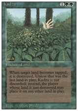 Magic the Gathering MTG Kudzu (205) Revised Edition   LP