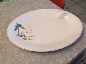Sleeping Mexican By Edwin Knowles Serving Platter - Picture 1 of 12