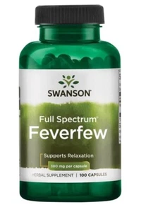 Swanson Premium - Vollspektrum Mutterkraut 380 mg 100 Kapseln - Picture 1 of 2
