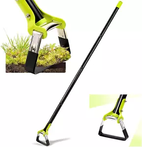 Garden Hoe - Adjustable Scuffle Hoe for Weeding Gardening Loosening Soil- Hea... - Picture 1 of 12