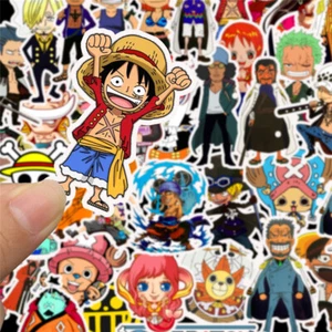 50pcs One Piece Anime Cartoon Japan Vinyl Decal Sticker Bomb Laptop Phone Bottle - Picture 1 of 12