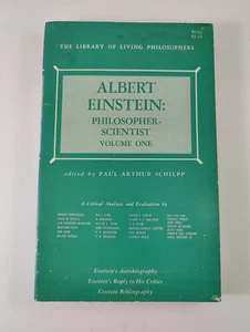Albert Einstein: Philosopher-Scientist Volume 1 PAUL SCHILPP 1969 PB - Imagen 1 de 8