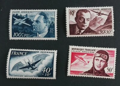 1947 Poste aérienne - Aviation FRANCE    TIMBRES NEUFS *  HINGED M44c - Photo 1/2