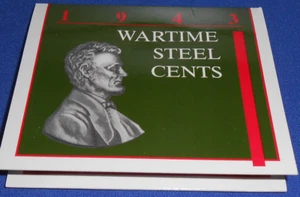 1943 PDS WARTIME STEEL CENTS - REPROCESSED - 3 COIN - LITTLETON COIN COMPANY - Picture 1 of 4