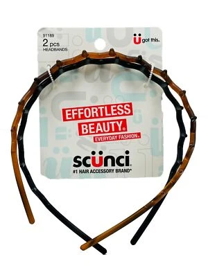 Effortless Beauty Headbands 1-Inch Wide 2-Count 1-Pack - Imagem 1 de 4