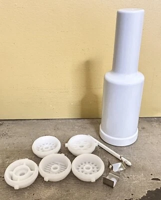 Kitchen Aid Pasta Maker Plates with Storage Stomper For Food Grinder Attachment - Image 1 of 4