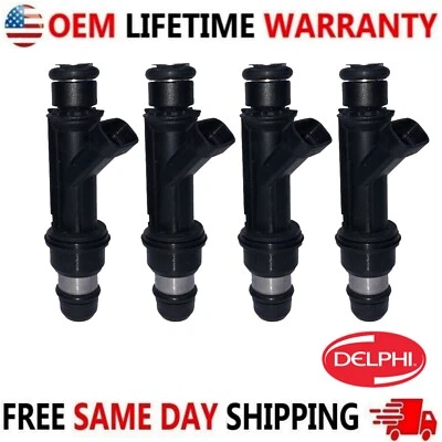 Inyectores de combustible Delphi 4X OEM APTOS PARA Chevrolet Cavalier Pontiac 2000 2.2 I4 25321668 Foto 1 de 4