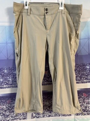 Columbia 女式米色远足 Capris Omni Shield 高级驱虫 10 码 — 第 1/4 张图片