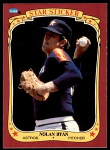 1986 Fleer Sticker Nolan Ryan Houston Astros #102 - Picture 1 of 2