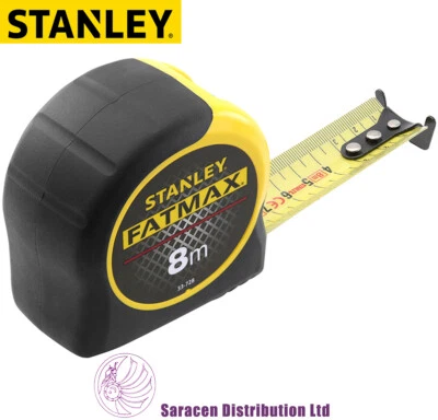 STANLEY® FATMAX™ BLADE ARMOR TAPE MEASURE 8M METRIC ONLY, 0-33-728