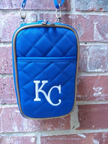 Kansas City Royals Quilted Crossbody Purse Plus Cover