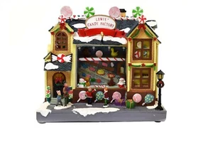 Carole Towne beleuchtetes animiertes Musikgebäude 2019 Lewis' Candy Factory  - Bild 1 von 4