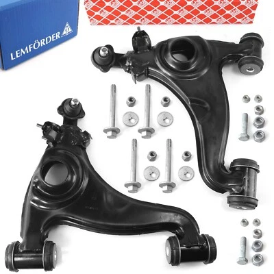 2x LEMFÖRDER Querlenker FEBI Schrauben vorne für MERCEDES 124 W124 S124 SL W201