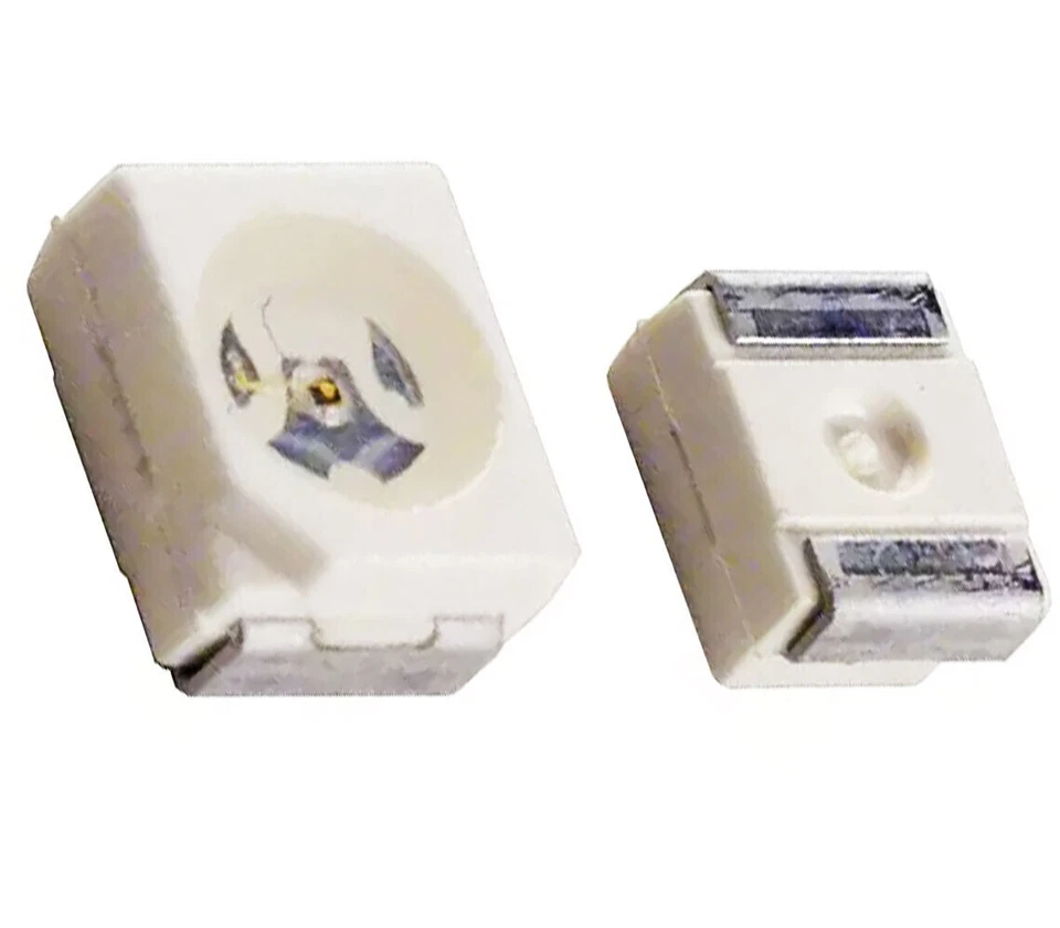 Pack of 10 LYT676 LED YELLOW CLEAR 2PLCC SMD - Image 1 of 1