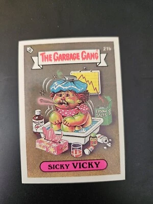 Sicky Vicky 21b - The Garbage Gang Card 1985 Rare Australian Release  - Image 1 of 2