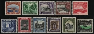 Chipre 1934 - Mi-Nr.o 118-128 * - MH - Edificios y paisajes - Imagen 1 de 2