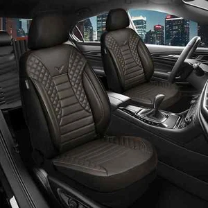Fundas de asiento adecuadas para Mercedes Clase C W204 S204 desde 2007-2014 en rojo-negro - Imagen 1 de 10